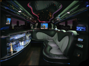 Chrysler Limo Hire Interior Birmingham