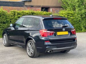 BMW X3 Rear View